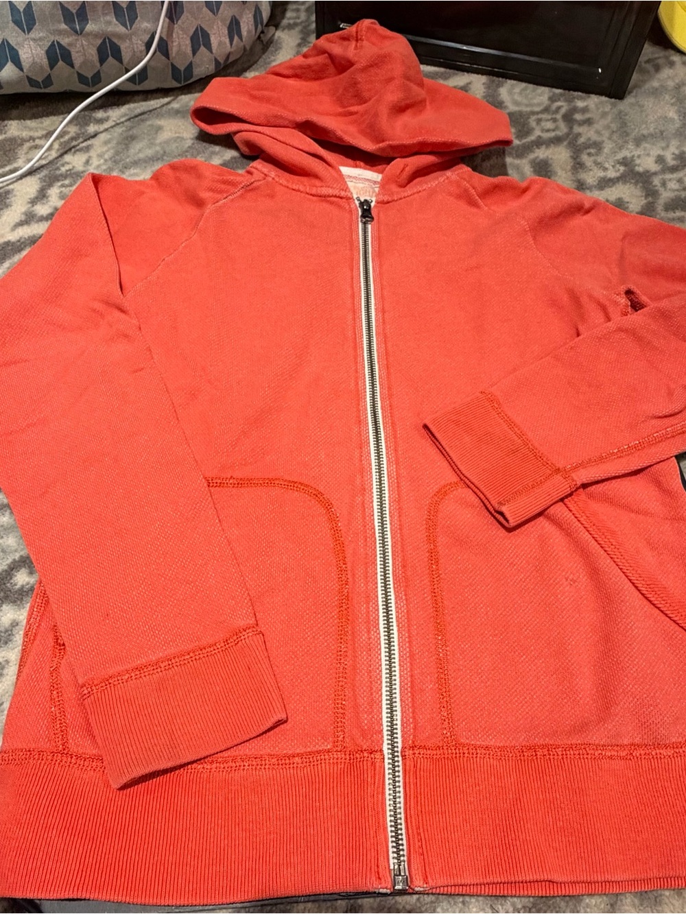 JCrew Crewcuts Coral Full-Zip Hoodie
